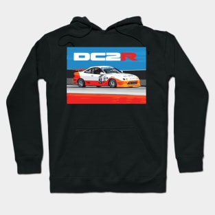 dc2 type r realtime racing touring championship car Hoodie